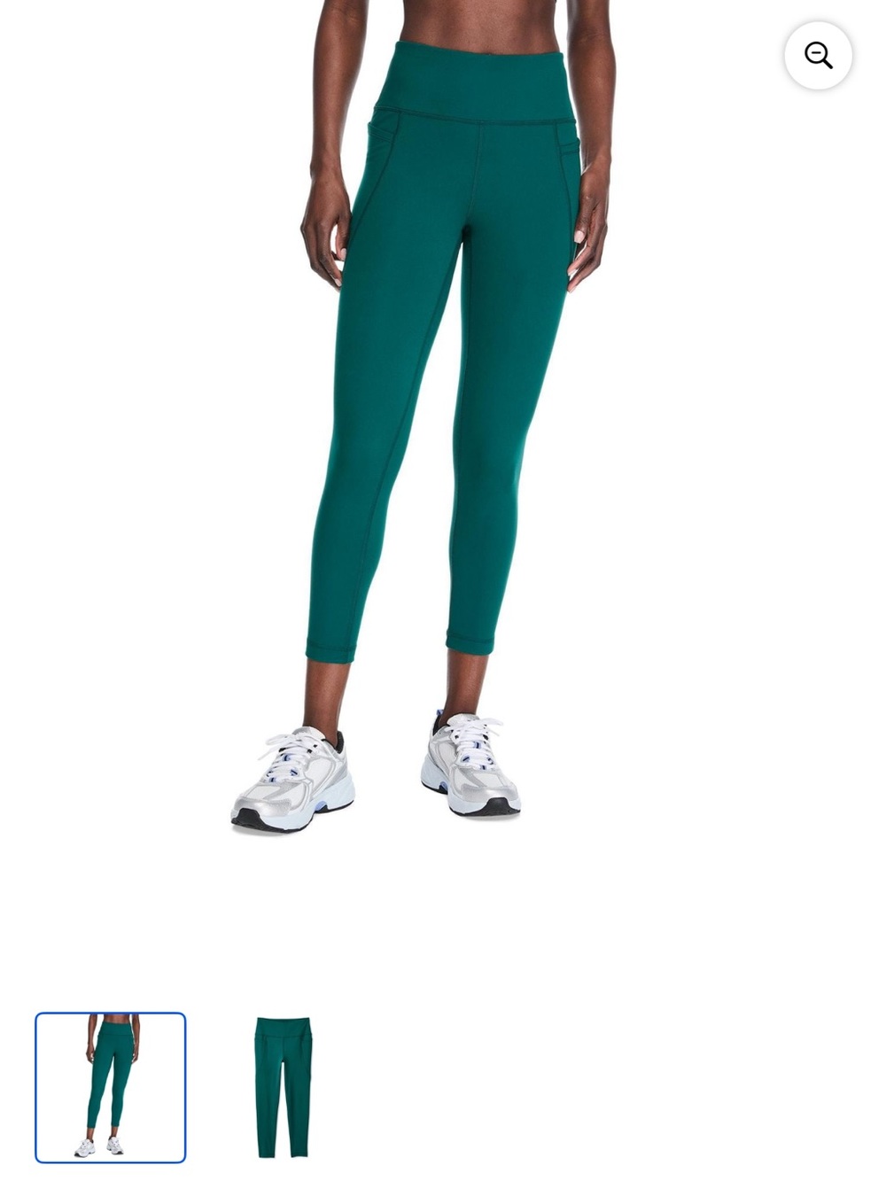 Athletic Works Size Large High-Waist Teal Active Leggings